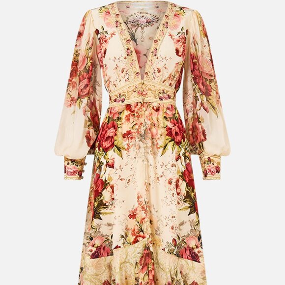 long button front dress - Picture 1 of 6